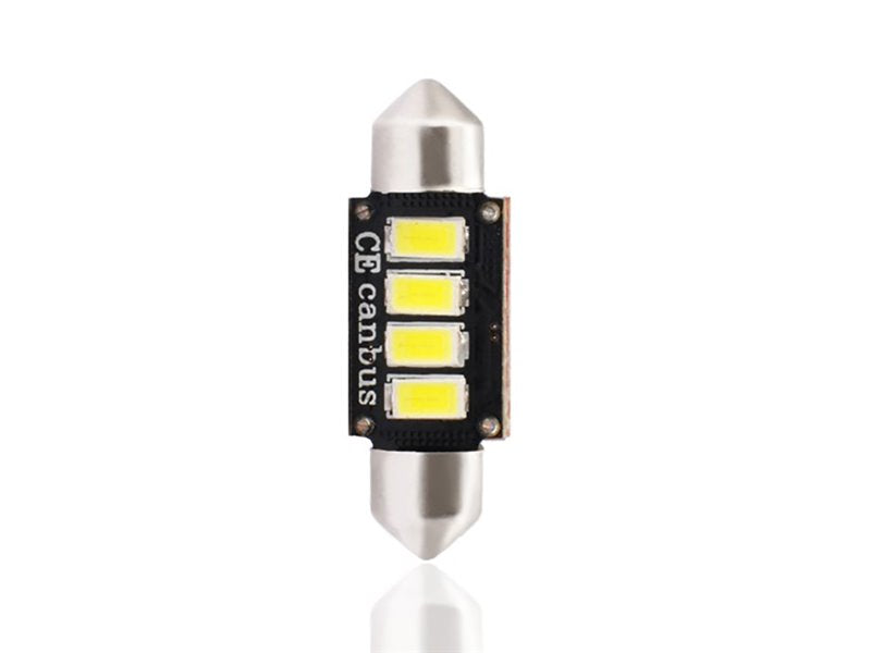 BOMBILLA LED C5W, 36mm 12v, 4x SMD 5630 CANBUS 2w LB 334