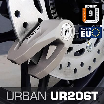 ANTIRROBO DISCO DE FRENO MOTO UR206T