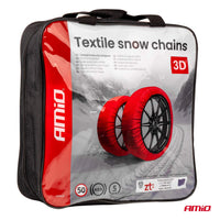 Cadenas de nieve textiles 3D XXL EN16662-1 Önorm V5121 2 ud AMIO-04511