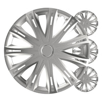 Juego de Tapacubos coche 4pcs Spark plata 14" - AMIO 1082