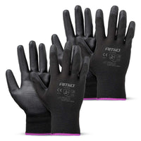 Guantes de Seguridad de PU, 4 uds, talla 11 (2 pares) - AMIO 04634