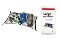 Malla de aseguramiento equipaje con ganchos 100x40 cm - AMIO 02149