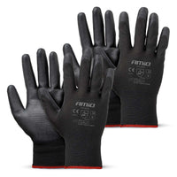 Guantes de Seguridad de PU, 4 uds, talla 8 (2 pares) - AMIO 04631