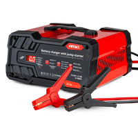 Cargador de Baterías 12V/24V 12V 75A con Ayuda de Arranque - AMIO 02400