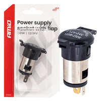 Toma de Corriente Adicional con tapa 250 W 12/24 V - AMIO 04434