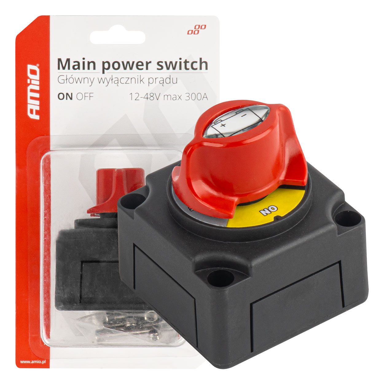 Alimentador Principal Terminal de Batería 12-48V max.300A - AMIO 03838
