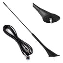 Antena para coche 40cm rosca 5mm con cable de 3 mts - AMIO 01507