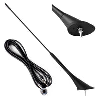 Antena para coche 40cm rosca 5mm con cable de 3 mts - AMIO 01507