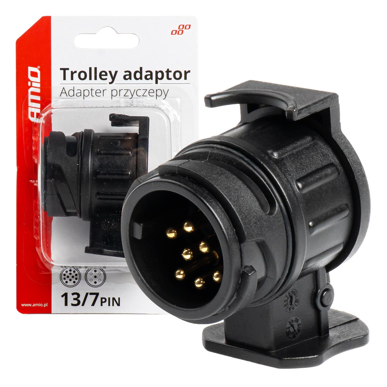 -AMIO 03210 - Adaptador para remolque 13/7- blister