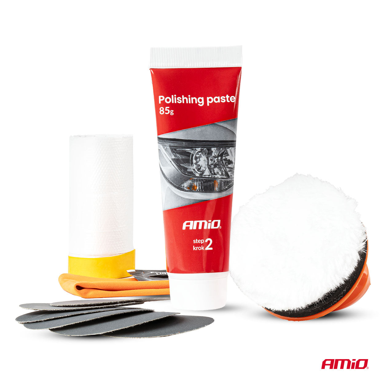 Kit para pulido de faros AMIO-04793