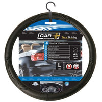 FUNDA DE VOLANTE PVC PARA FURGONETA NEGRA DIAMETRO 42 CM - 2505030