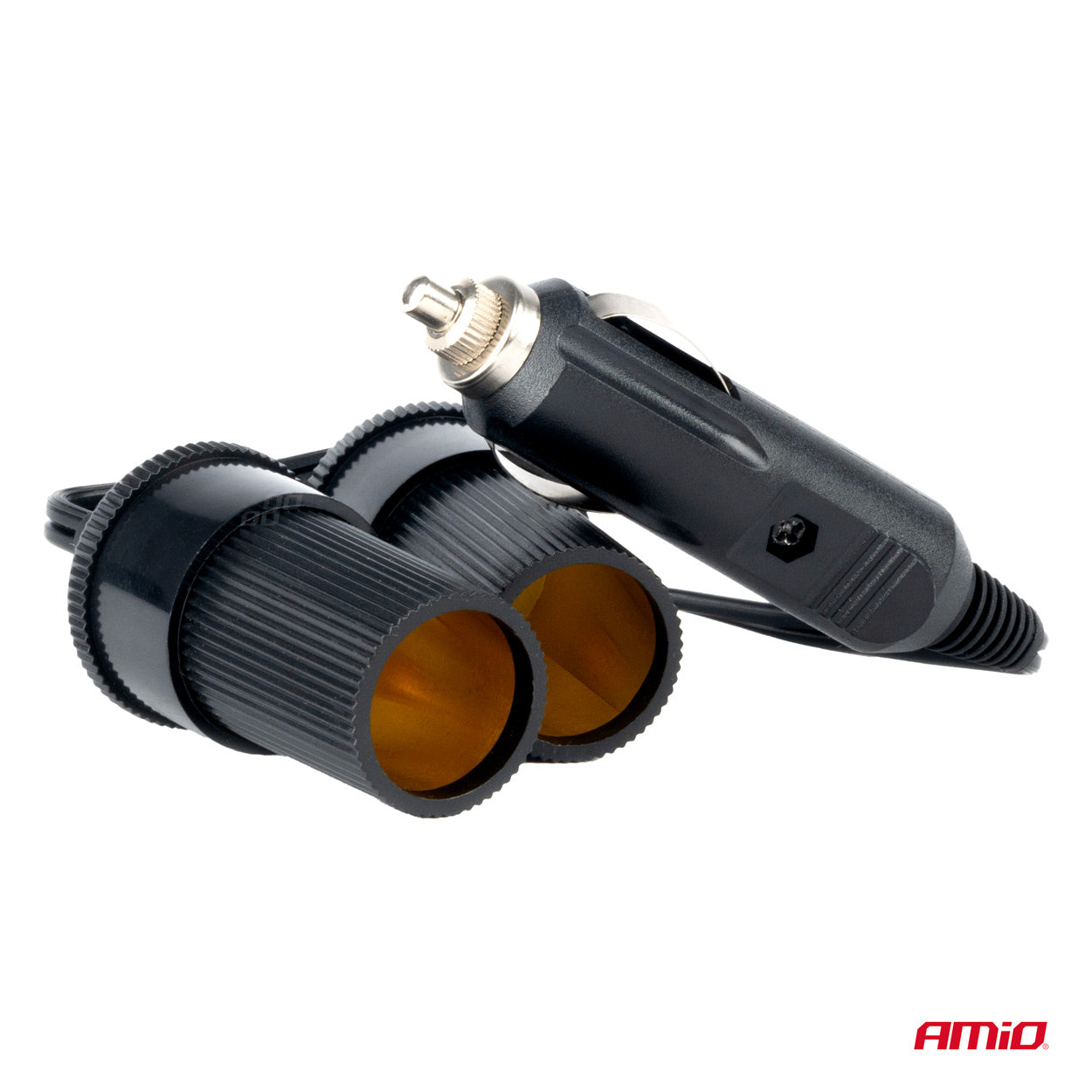 Divisor de tomas de mechero de coche de 12/24 V - AMIO 03801