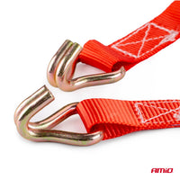 Juego de Cintas de Amarre con Tensor 500 kg 25mm de 5 mts - AMIO 02875