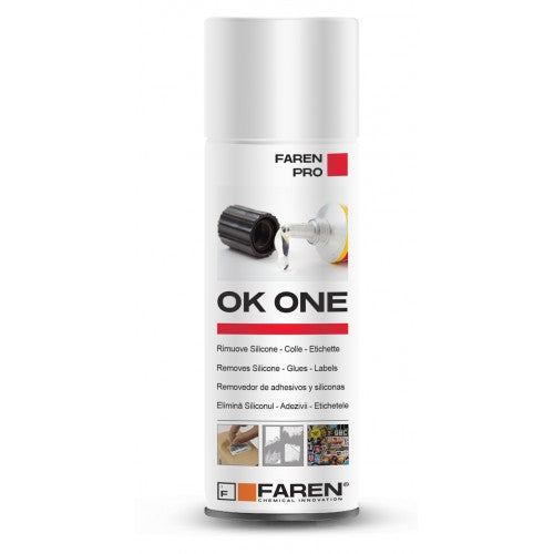 FAREN 2AR200R01 - REMOVEDOR DE ADHESIVOS Y SILICONAS - OK ONE SPRAY 200ML