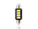 BOMBILLA LED  C5W, 36mm 12v, 4x SMD 5630 CANBUS 2w LB 334