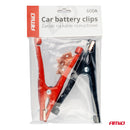 Pinzas para batería max 600A 170mm 2 pcs - AMIO 03526