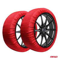 Cadenas de Nieve Textiles 3D Talla XS EN16662-1, 2 uds - AMIO 04506