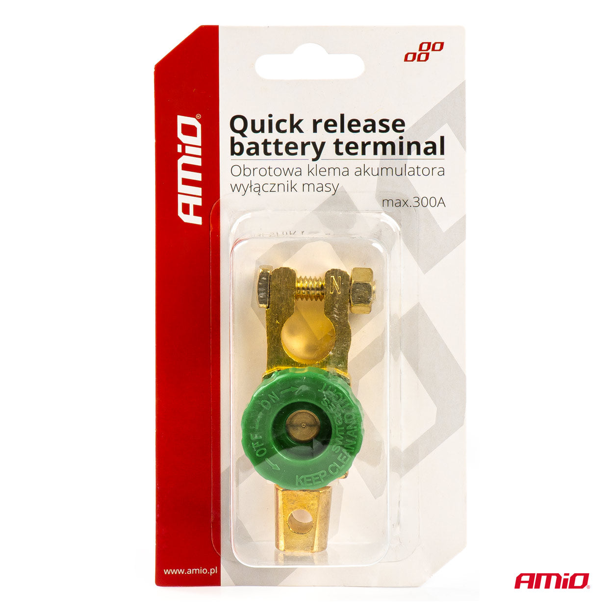 Desconectador de Batería 12/24V 125A (max. 300A) - AMIO 03022
