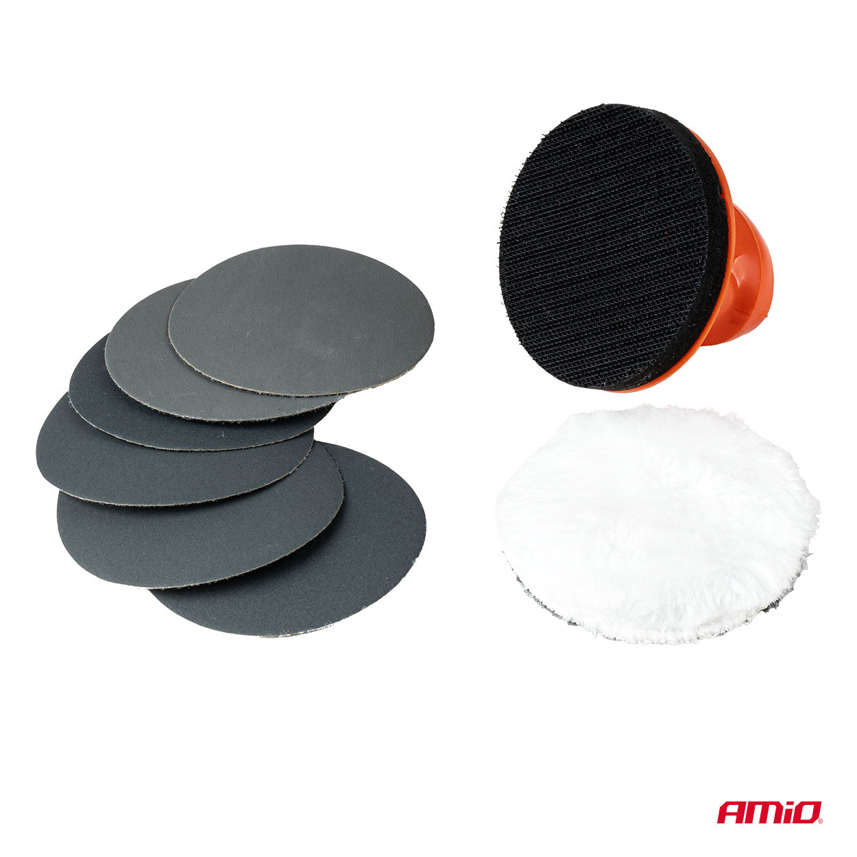Kit para Pulido de Faros a mano - AMIO 04793