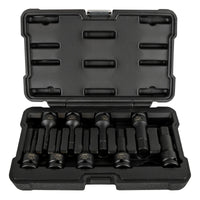 52339 SET DE 9 PUNTAS DE IMPACTO HEXAGONALES DE 1/2"