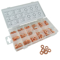 ESTUCHE DE ARANDELAS DE COBRE PARA INYECTOR 150PCS 53229