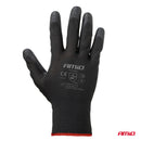 Guantes de Seguridad de PU, 4 uds, talla 8 (2 pares) - AMIO 04631