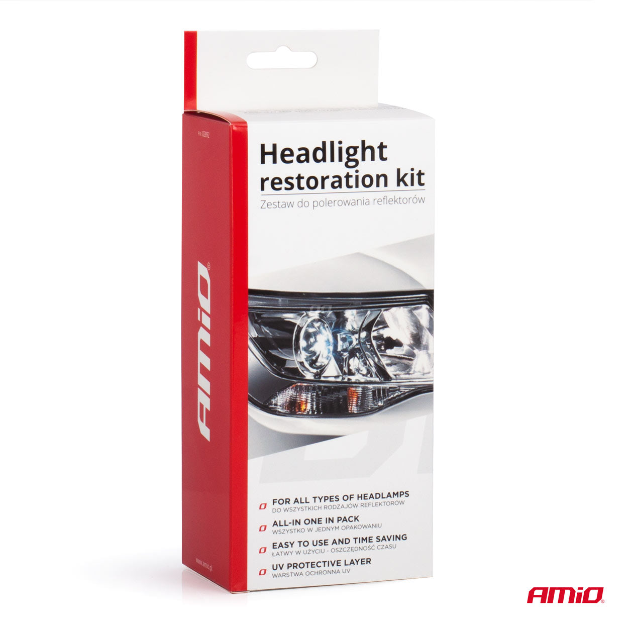 Kit para Pulido de Faros, para Taladro - AMIO 02892