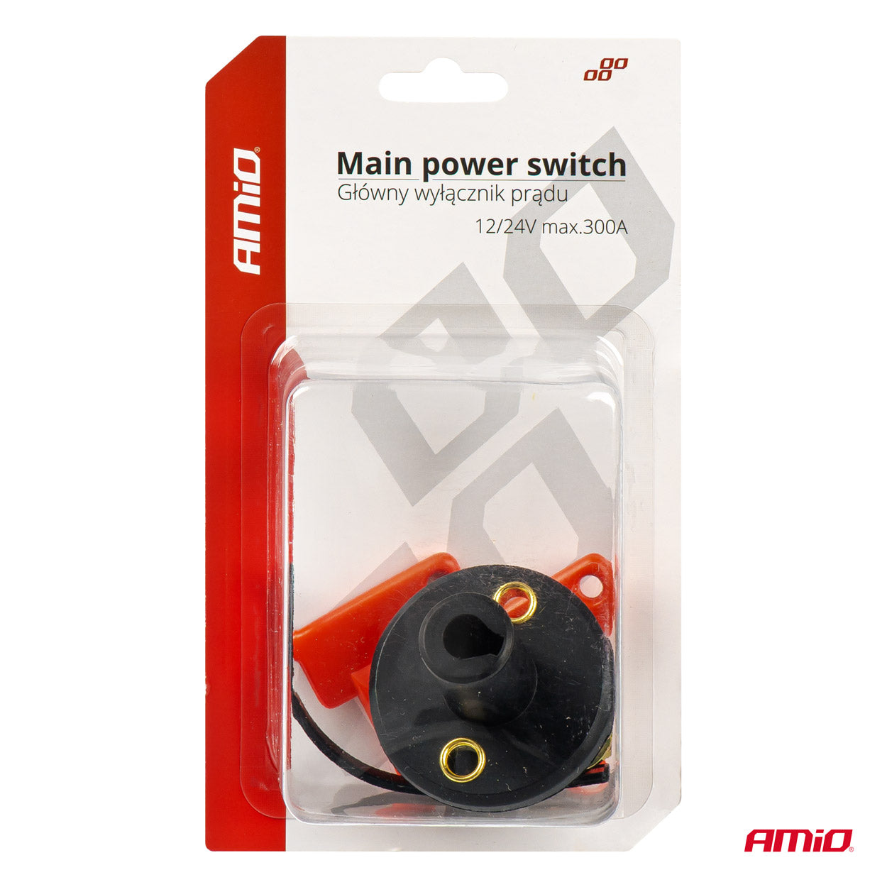 Interruptor de Batería 12/24V 150A, 300A pico - AMIO 03023