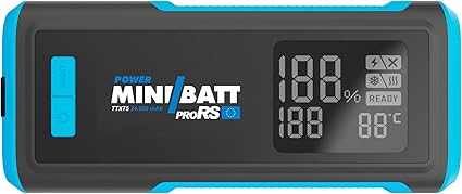 Arrancador de batería MiniBatt TT45 STR 12.000 mAh para Coches y Motos Gasolina y diésel hasta 3.500 CC