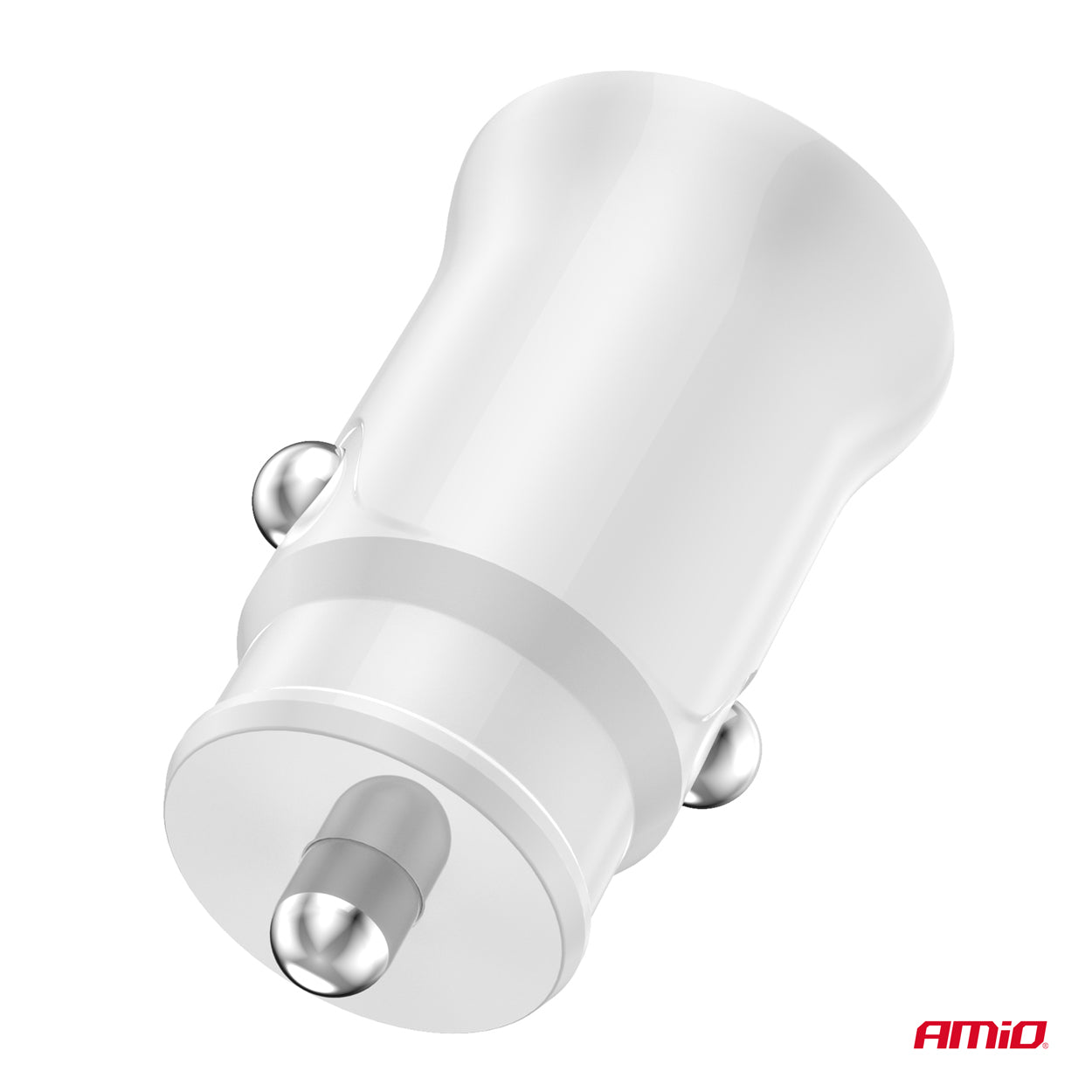 Cargador de coche 2x USB-A 2.1A 12/24V - AMiO 03872