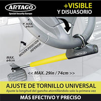 ANTIRROBO VOLANTE+PEDAL REFORZADO 871