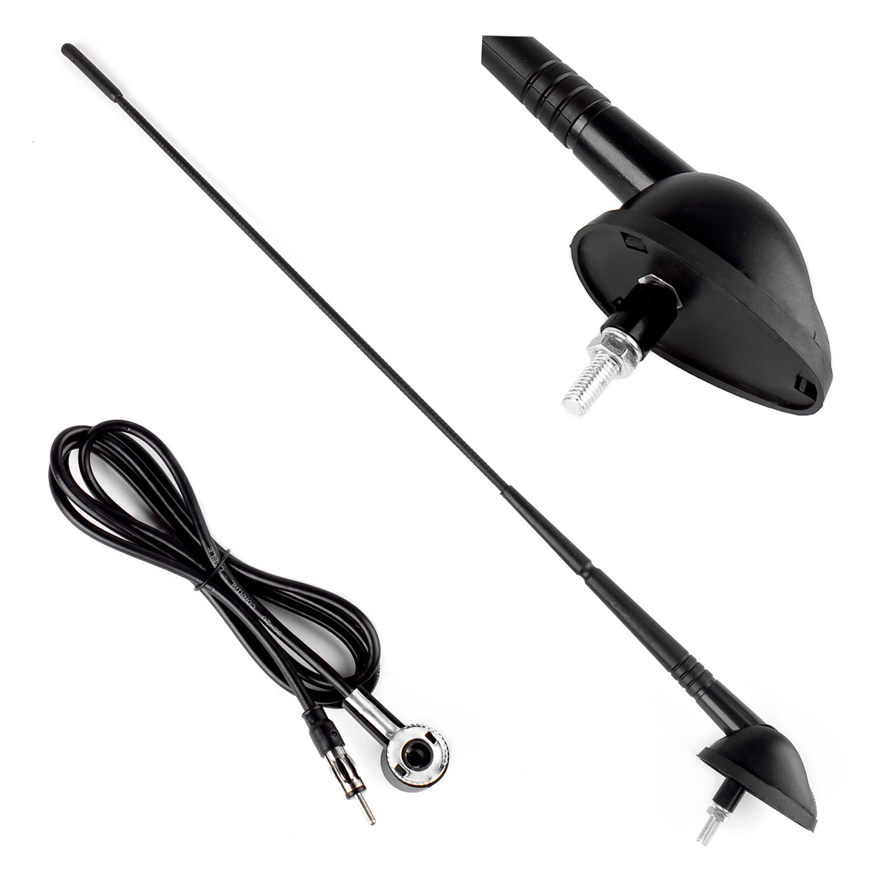 AMIO 01050 -  ANTENA PARA COCHE 40CM ADAPTADOR 5MM