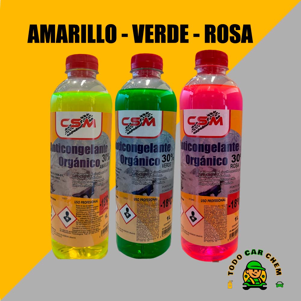 ANTICONGELANTE ORGÁNICO 30% - 1 LITRO