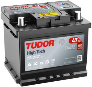 BATERIA TUDOR HIGH-TECH TA472 47AH 450AMP (207x175x175)TA472
