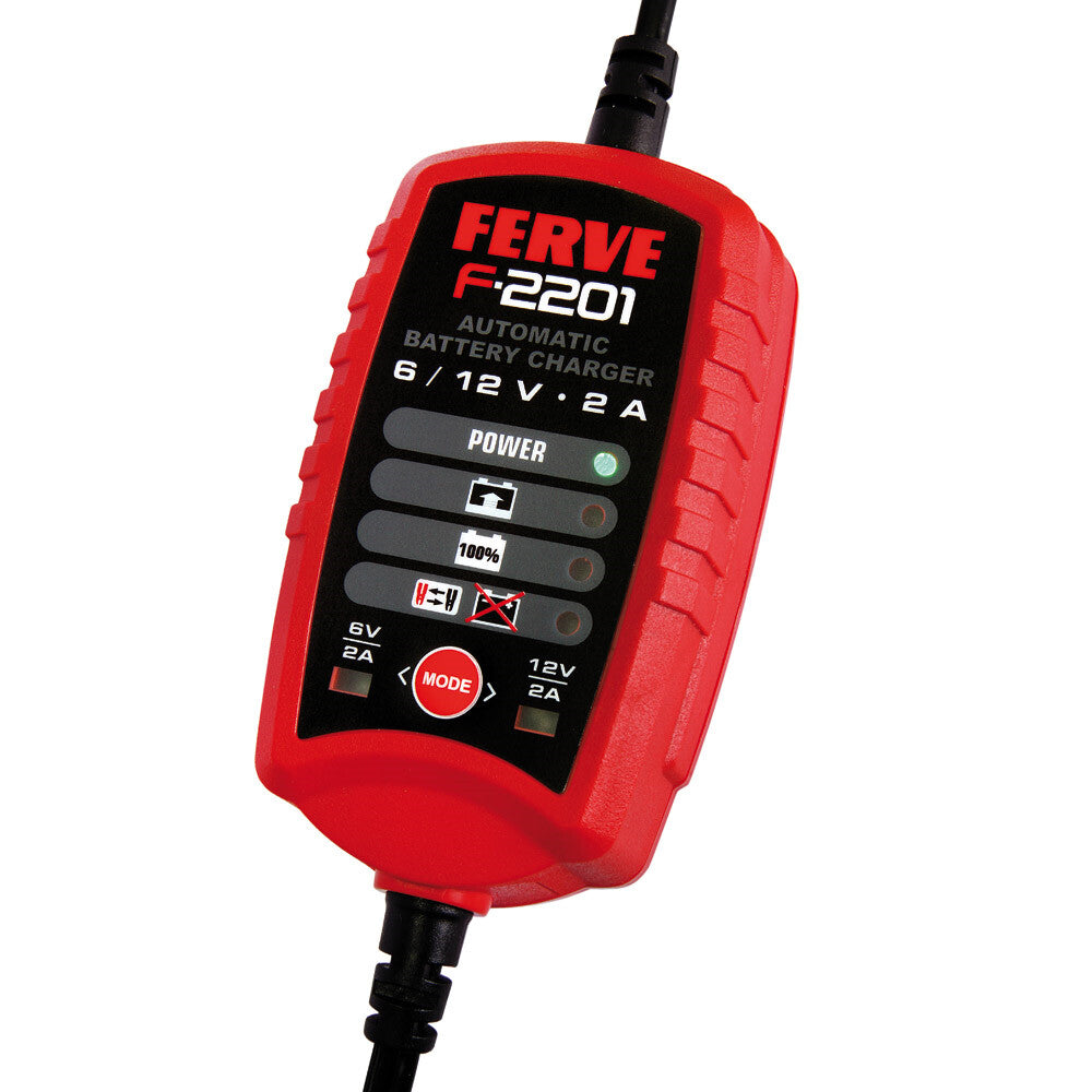 Ferve F-2201 Cargador de Baterías de Plomo Ácido