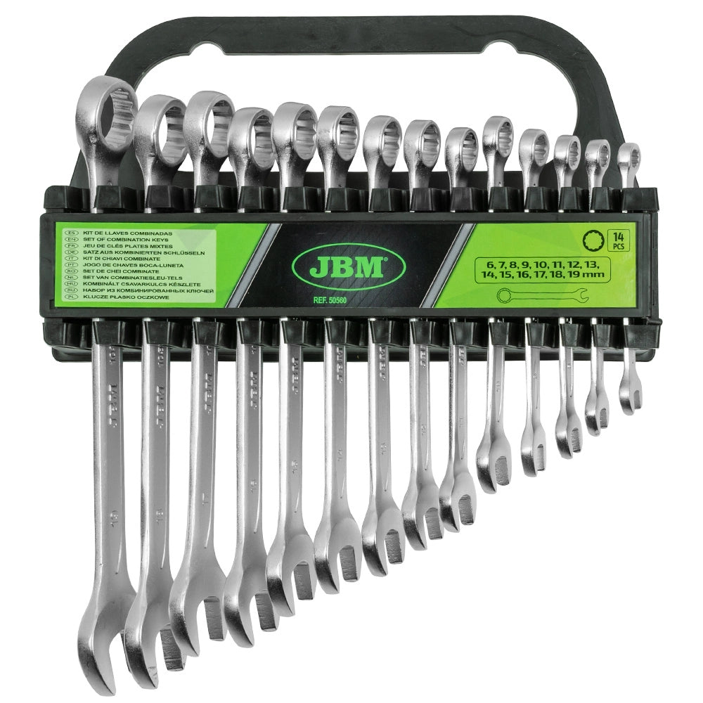 KIT DE 14 LLAVES COMBINADAS JBM 50560