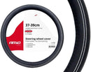 Cubre Volante Negro con costura blanca 37-39 cm - AMIO 01380