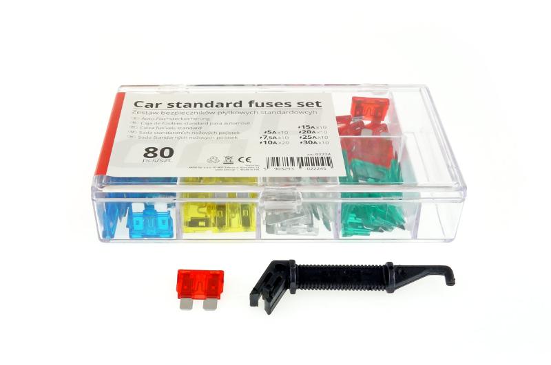 Caja de 80 Fusibles Estándar Surtidos - AMIO 02224
