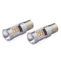 Lámparas Led Ambar PY21W BAU15s canbus 24smd 3030 12/24V 2 uds. - AMIO 02580