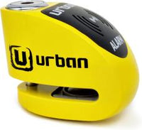 URBAN ALARM DISC LOCK 6MM- YELLOW AND BLACK ARTAGO UR906Y