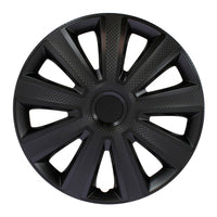 Juego de Tapacubos 4pcs Kentuky Carbon Black 16" - Sumex VNJ5516