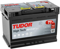 BATERIA TUDOR HIGH-TECH TA770 77AH 760AMP (278x175x190) TA770