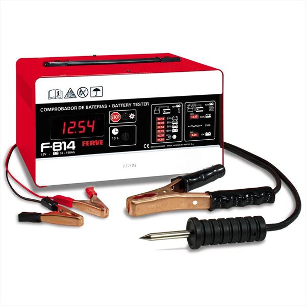 Comprobador de baterías y alternadores FERVE F-814