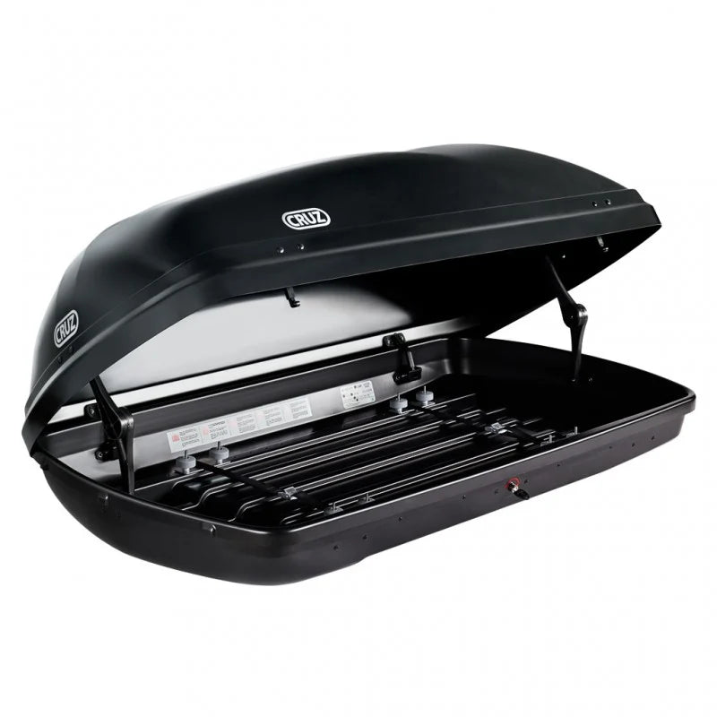 Cofre / Baúl de techo 340litros CRUZ Box -negro brillo- 940-466U
