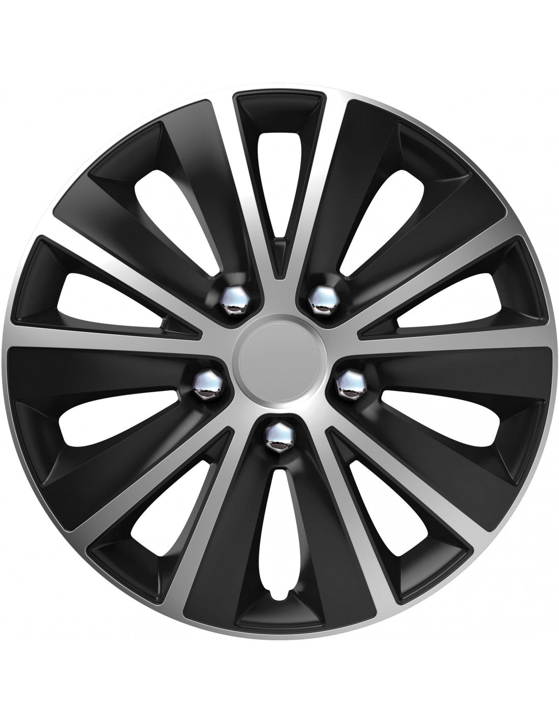 JUEGO TAPACUBOS 16" NEBRASKA NUTS CHROME SILVER BL - VNJ6516