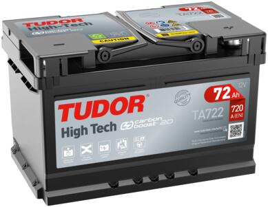 BATERIA TUDOR HIGH-TECH TA722 72AH 720AMP (278x175x190) TA722