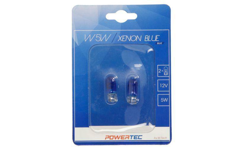 BOMBILLA POSICION MATRICULA T10 W5W "XENON BLUE" PTZXB12-02B